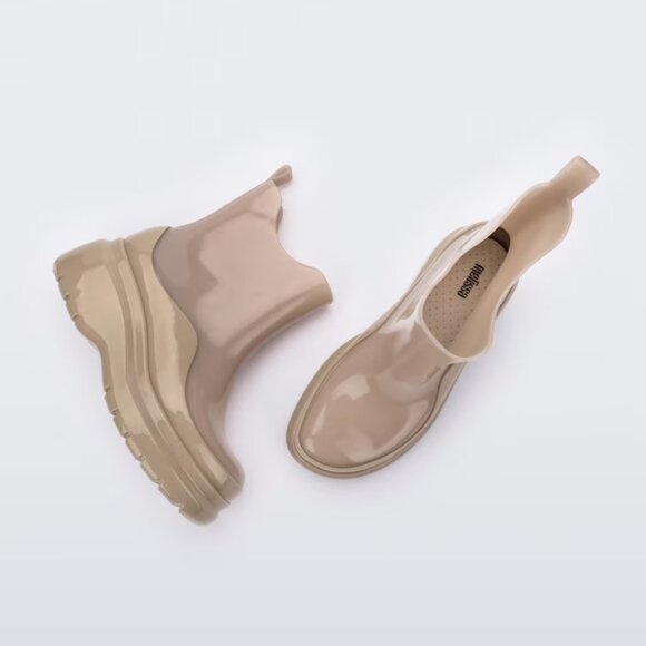 NEW MELISSA Made In Brazil Grip Boots brown for women 266tn - Picture 4 of 7